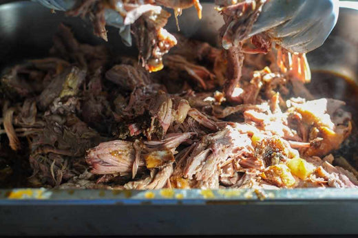 Pulled Pork Stuffed Sweet Potatoes